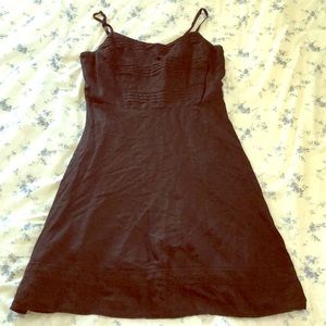 Black spaghetti strap dress